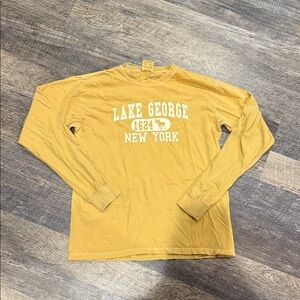 Comfort Colors Mustard Long Sleeve Tee